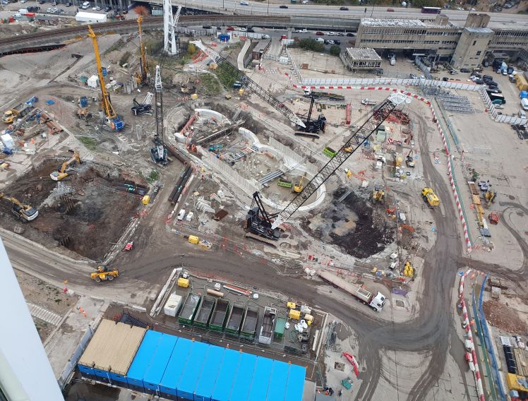 Shaft Construction on Silvertown Tunnel