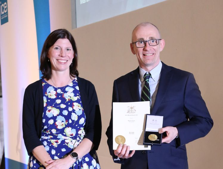 Richter attends John Mitchell Medal ceremony